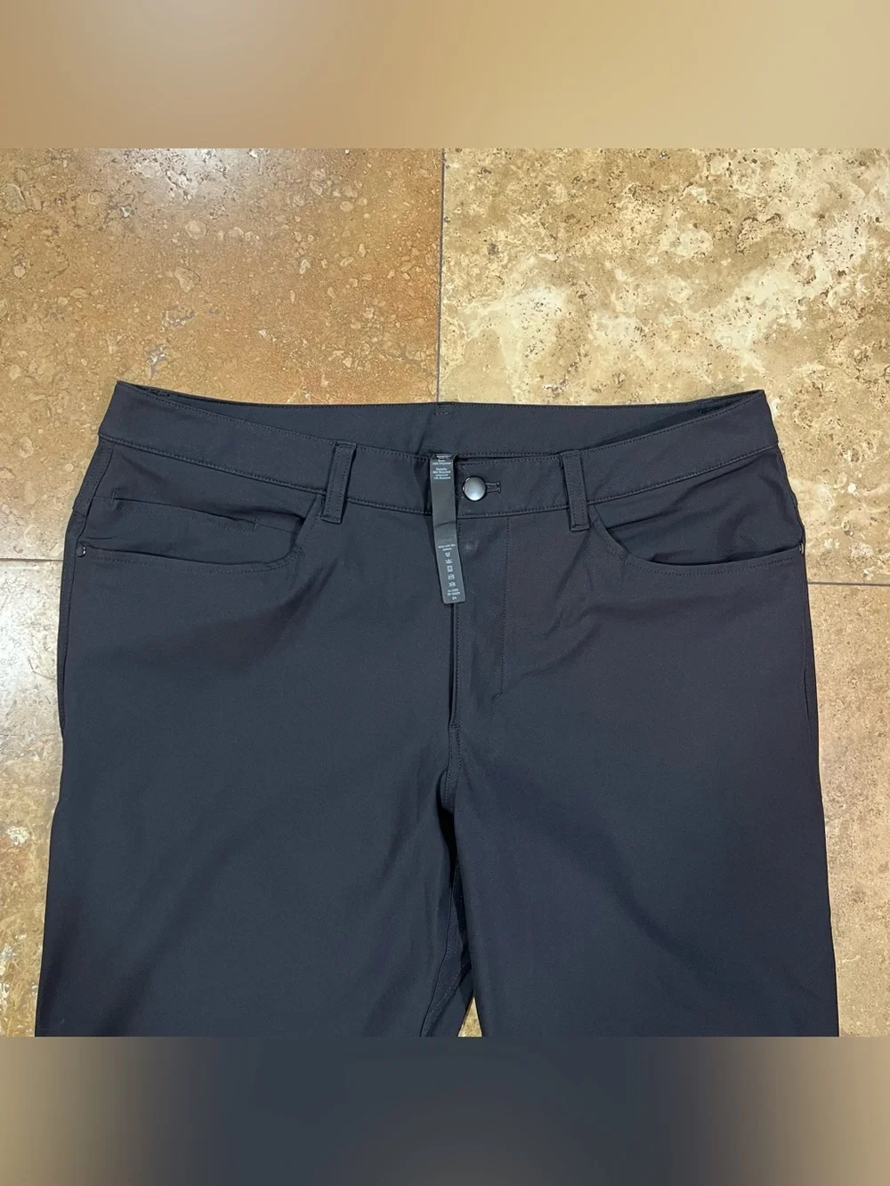 Lululemon Men’s ABC Commission Warpstreme Performance Chino Pants Black Size 34